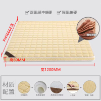 风雷顺椰棕床垫家用棕垫D6cm高密度款(织锦面料+高密度0胶水天然椰棕)1200mm*2000mm