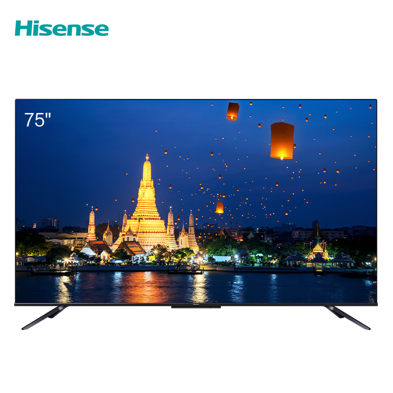 海信 (Hisense) 75E3F 75英寸 4K 超高清 悬浮全面屏 智能防抖 液晶电视机