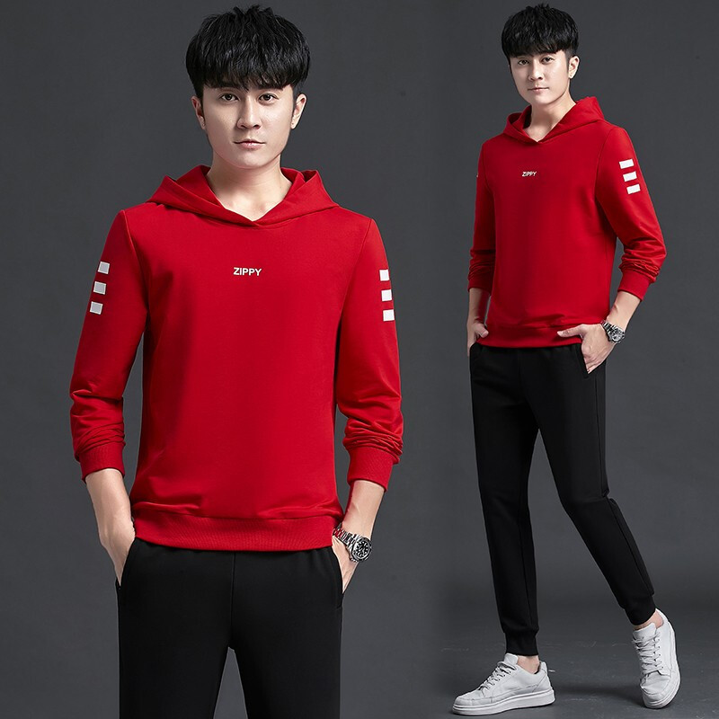 休闲运动套装男士春秋款韩版潮流运动装男卫衣春秋季时尚运动服男装两