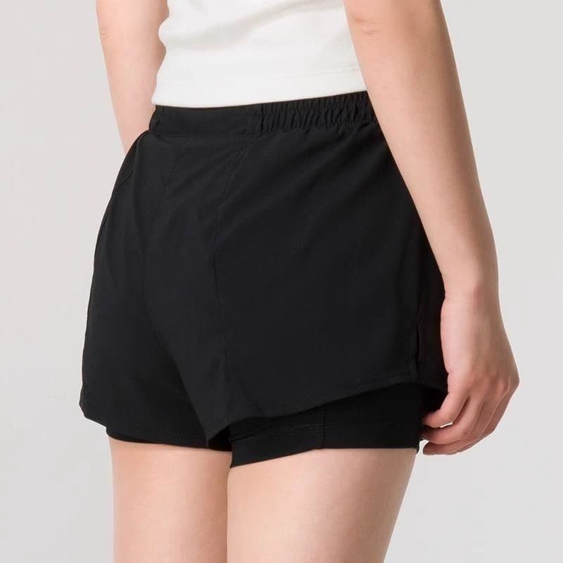 NIKE耐克短裤二合一运动休闲速干透气女裤DX6013-010 C图片