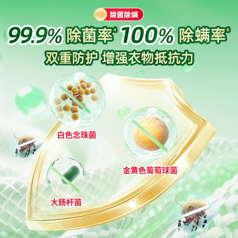 水卫士植物基闪电洗衣凝珠浓缩洁净洗衣球去污渍洁白柔软持久留香除菌高清大图