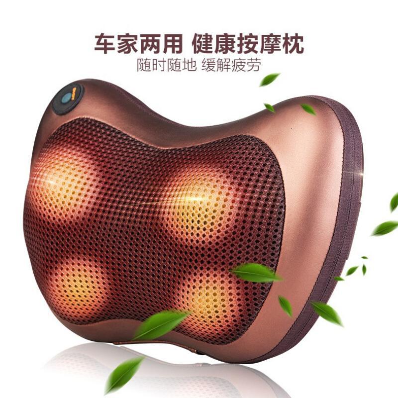 汽车按摩头枕腰靠颈枕腰枕车载电动靠枕护颈枕多功能车家两用枕头