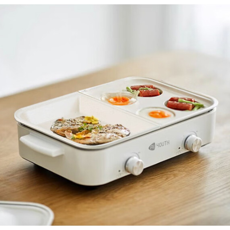 AIYOUTH艾青春 多功能料理锅 LLG-02B(1+2盘)高清大图