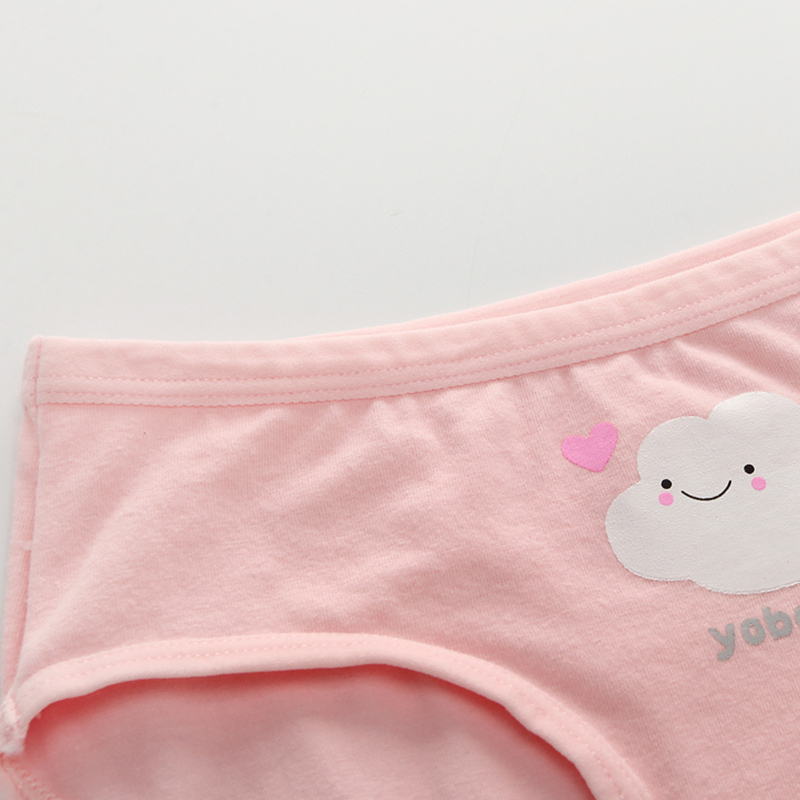 儿童内裤女童平角纯棉三角裤宝宝短裤中大童女孩内裤优贝宜童装