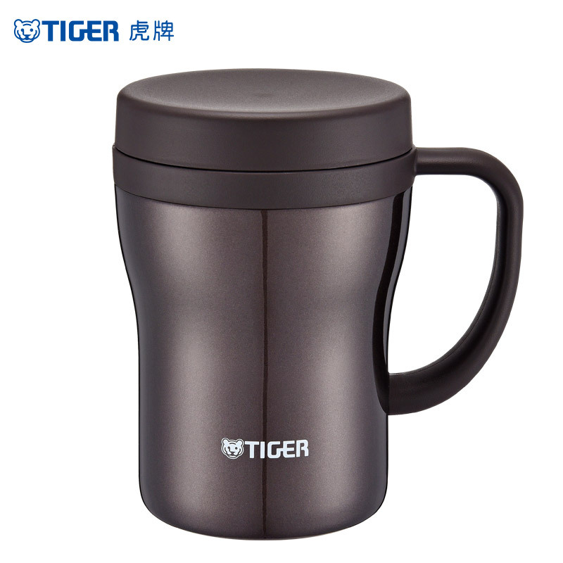 虎牌(tiger)保温杯不锈钢真空办公杯男女泡茶杯咖啡色304不锈钢保温保冷杯 CWN-A36C-TV 360ml