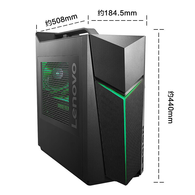 联想(Lenovo) 拯救者刃9000 3代 UIY游戏台式电脑主机(i9-9900K RTX2080 8G独显 32GB 水冷 侧透1TB+2TB 三年上门服务)
