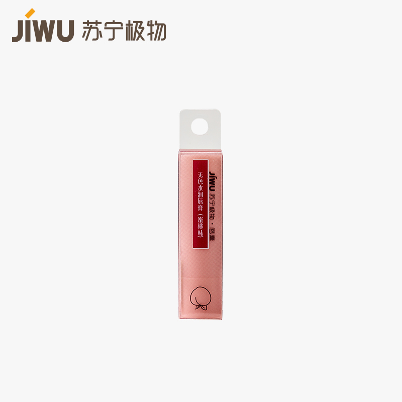 苏宁极物 无色水润唇膏蜜桃味 5ml