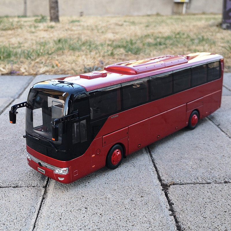 原厂142宇通客车双层旅游大巴宇通巴士宇通公交车合金模型仿真模型