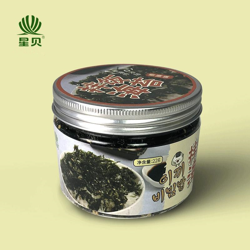 星贝 芝麻海苔碎 韩式拌饭材料紫菜包饭即食烤紫菜22g原味