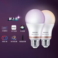 飞利浦智能遥控WIFI版LED球泡小度语音APP控制调光调色球灯泡