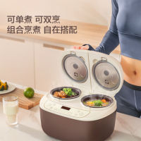 THESUNS三食黄小厨双拼双胆电饭煲智能家用1.6升TC501