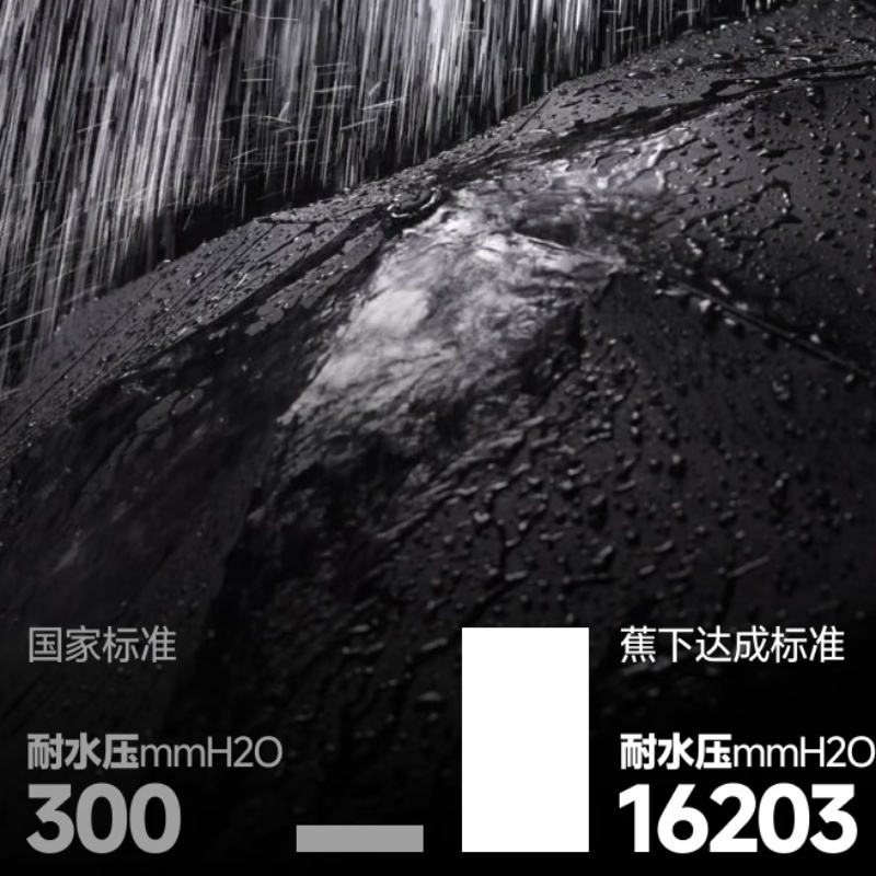 蕉下五折黑胶防晒伞 BM527- 草莓优格