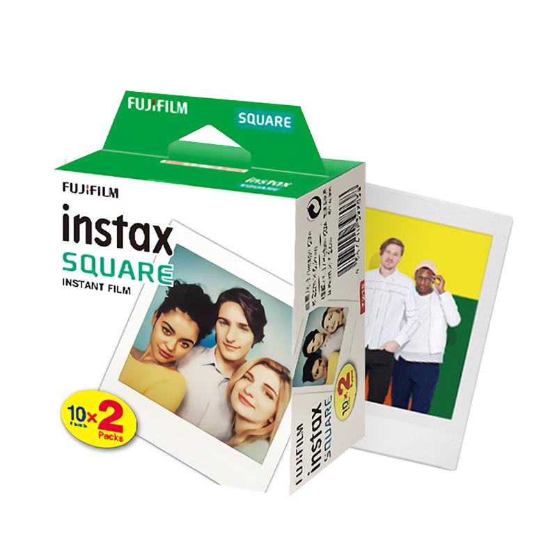 富士(FUJIFILM)INSTAX 拍立得相纸 SQ系列方形双包胶片 SQ6/10 适用方形相机交卷(20张)
