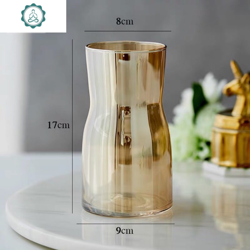 宽口简约小花瓶玻璃金色插花花器渐变幻彩手工工艺品清新桌面摆件封后七彩色图片 高清实拍大图 苏宁易购 宽口简约小花瓶玻璃金色插花花器渐变幻彩手工工艺品清新桌面摆件封后七彩色图片 高清实拍大图 苏宁易购