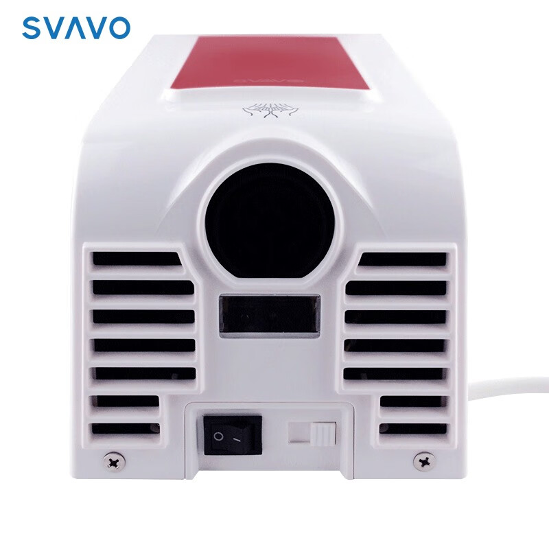 瑞沃(SVAVO)感应烘手器1000W商用卫生间烘干机 全自动干手器酒店吹手烘干机 V-285白+灰 烘手机单位:个高清大图