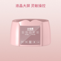 小壮熊,XIAOZHUANGXIONG恒温调奶器 婴儿恒温水壶 宝宝多功能玻璃烧水壶800ML粉色