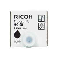 理光(Ricoh)HQ90(1000cc/瓶*5支)黑油墨 适用于HQ9000