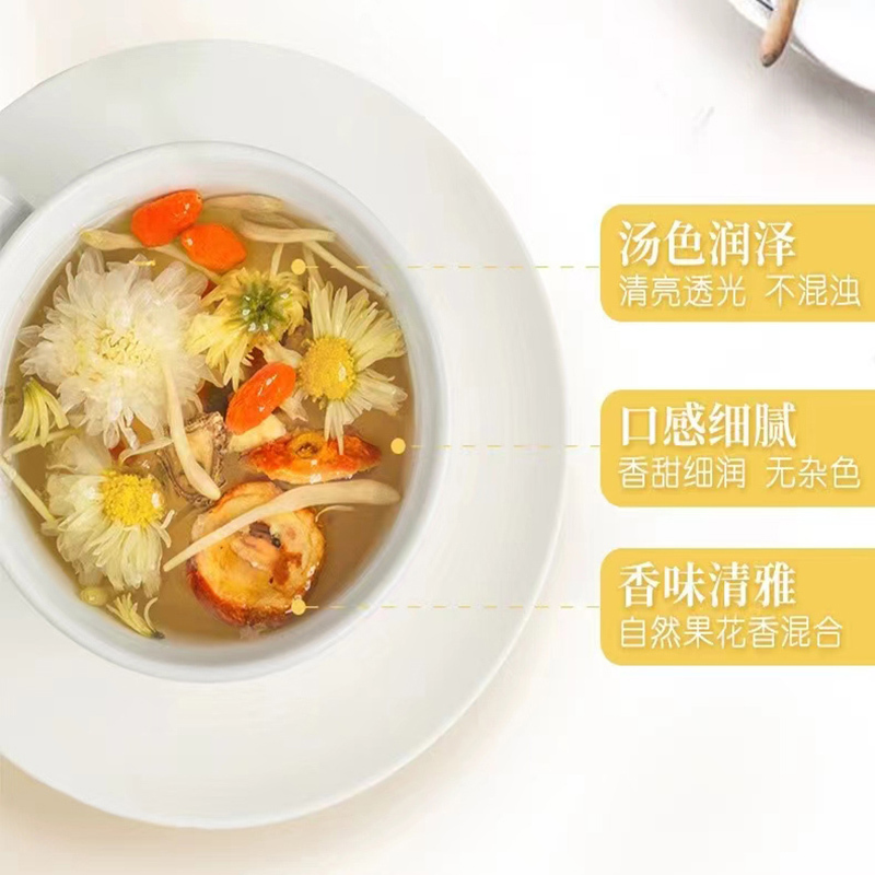 尊悦 菊花八宝茶 250克 袋高清大图