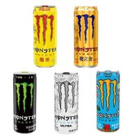 可口可乐Monster魔爪黑罐330ml*24罐加班熬夜维生素能量型饮料