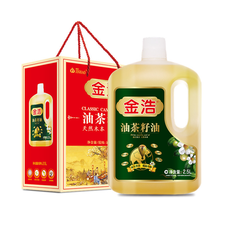 金浩油茶籽油2.5L带包装
