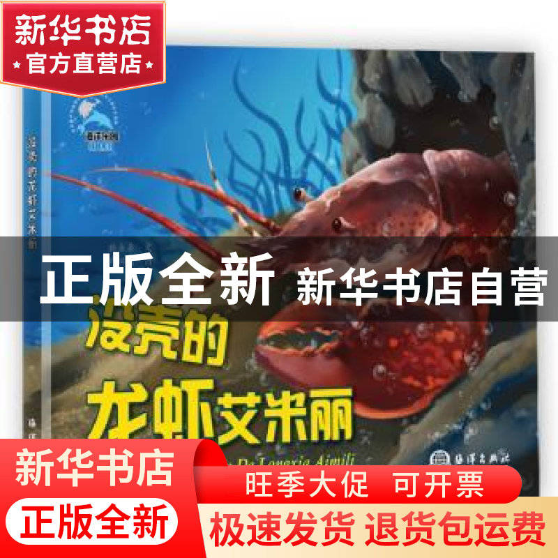 正版 没壳的龙虾艾米丽 糖朵朵 海洋出版社 9787521002577 书籍高清大图