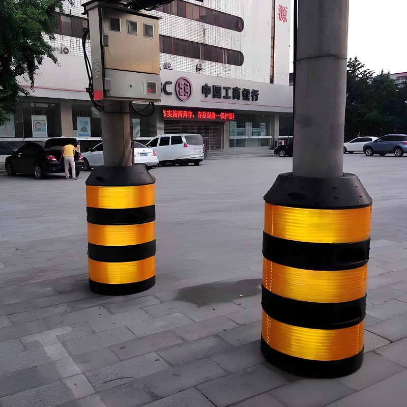 扬伯格 电杆警示防撞桶 450-650×1200mm 个高清大图
