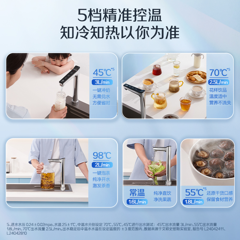 AO史密斯佳尼特加热净水器加热直饮一体机 家用厨下反渗透直饮水机净水机过滤器 CDR1600S1[蓝鲸上新]