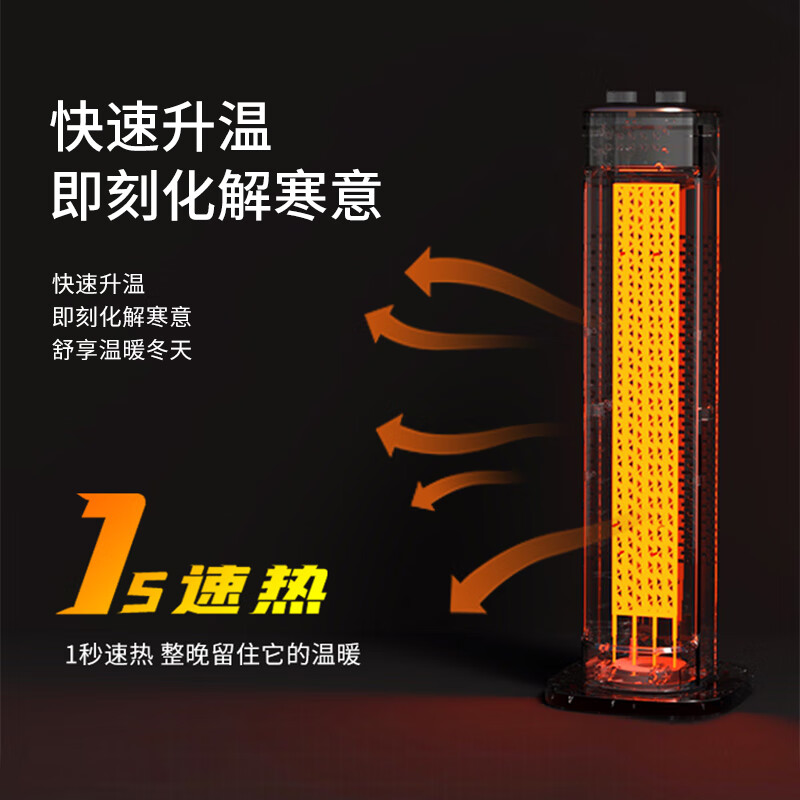 澳柯玛立式暖风机 NF20P203高清大图