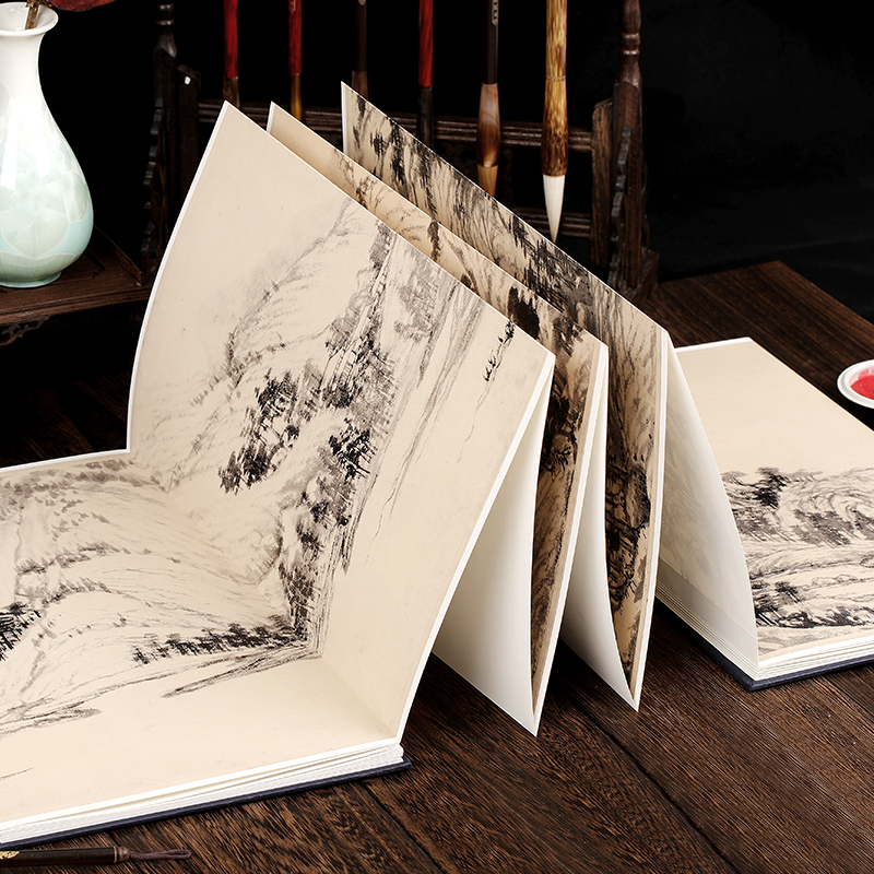 [醉染正版]原大原寸 历代名家绘画原大本 元黄公望富春山居图国画长卷高清山水画临摹范本收藏观赏 古代名家绘画原大本 包含高清大图