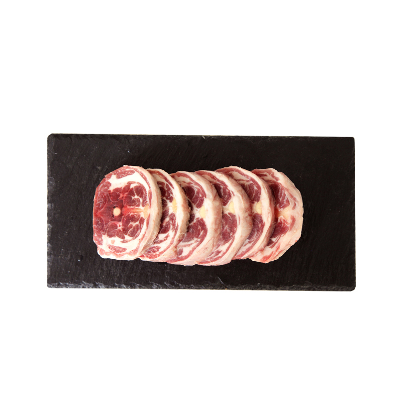 伊为乐 宁夏盐池滩羊肉 羊脖片500g 火锅 烧烤食材羊肉