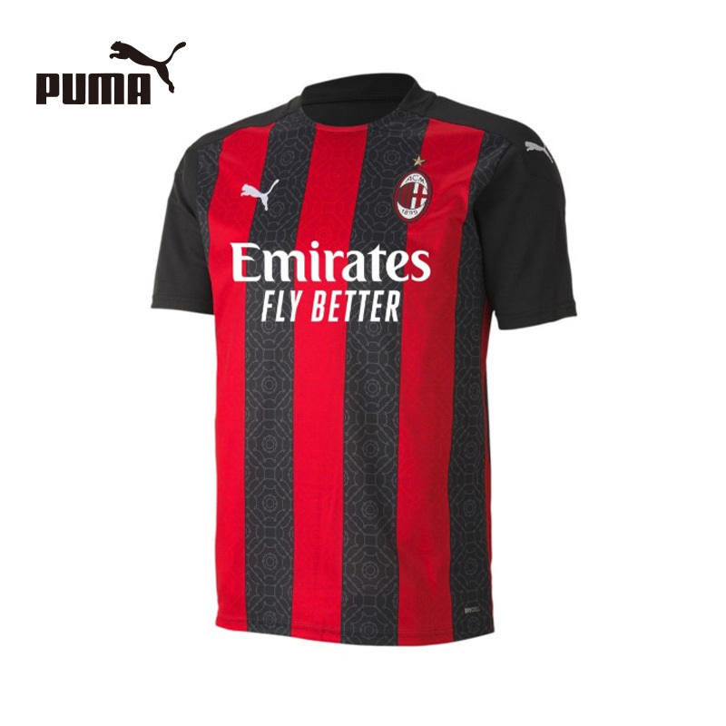 彪马 Puma 2020-21赛季AC米兰主场球衣 球迷版足球服 75727701