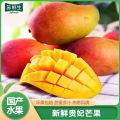 SF快递【苏鲜生】新鲜贵妃芒 中果 净重2.5斤 单果100-150g