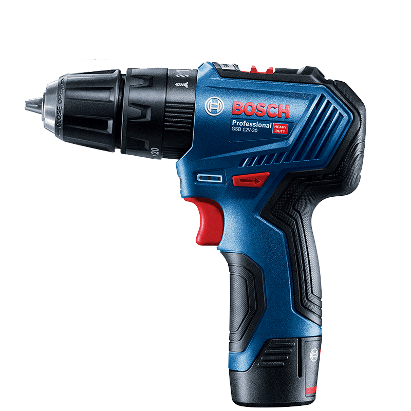 博世(BOSCH)GSB12V-30 充电式冲击钻手电钻电动螺丝刀起子机无刷电机 双电版