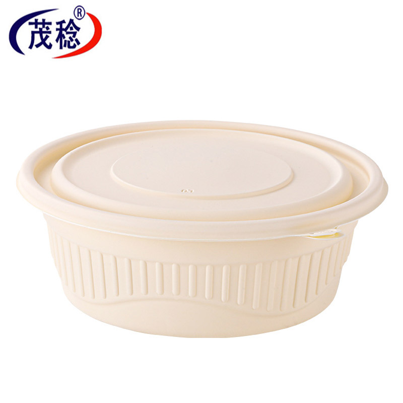 茂稔 快餐盒 一次性可降解餐盒 单独打包盒 600ml/箱高清大图