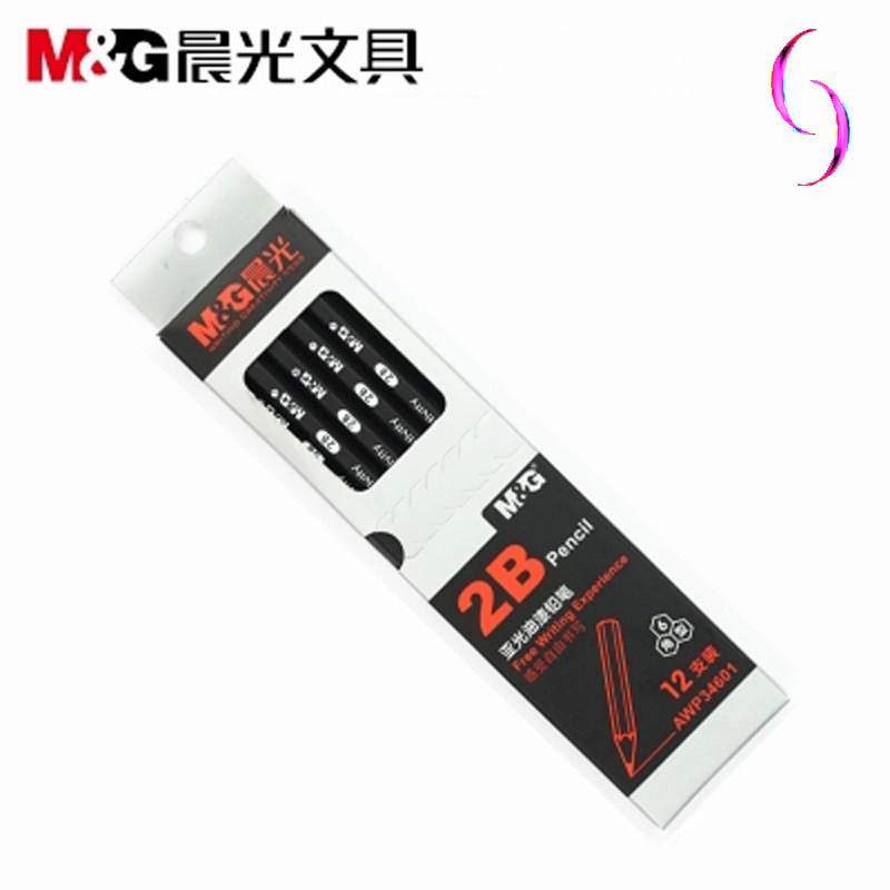 晨光 M&G 蓝/黑色笔杆2B铅笔 AWP34601