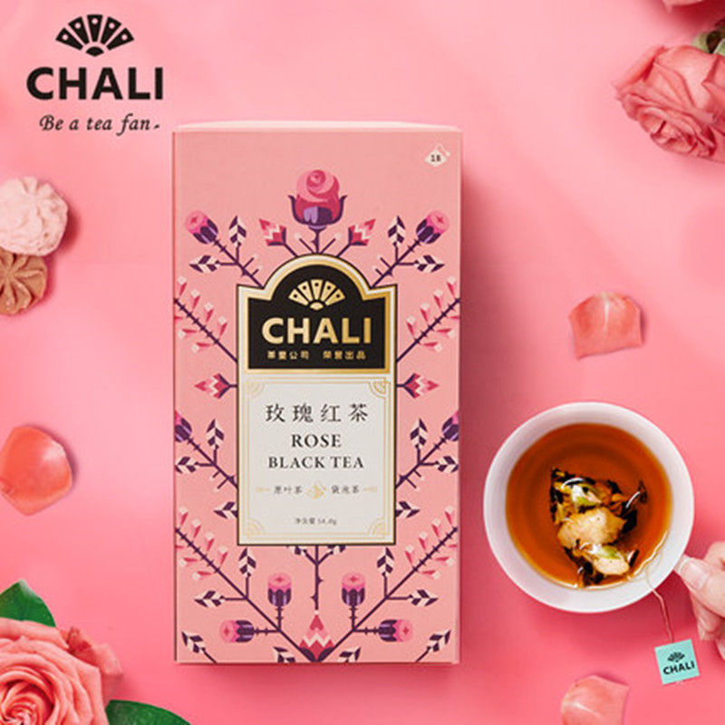 ChaLi 茶里 玫瑰红茶袋泡茶 盒装54g