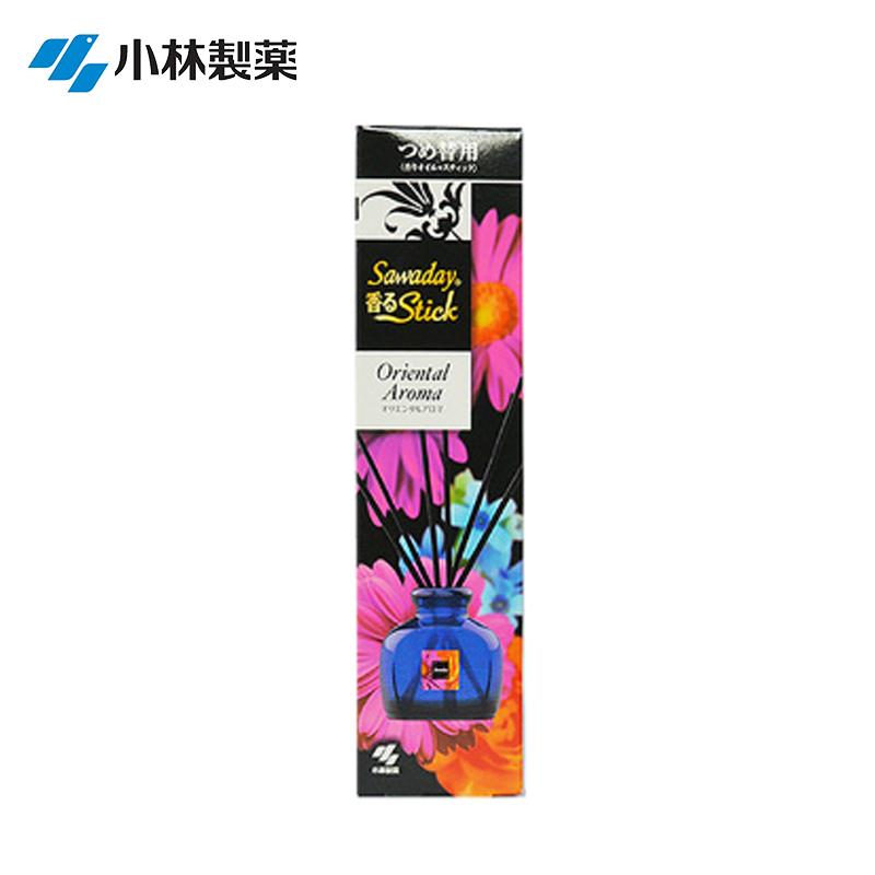 [精油香薰]小林制药(KOBAYASHI) 空气清新剂 室内厕所去异味剂消臭剂 精油香薰棒 藤条香薰 东方芳香 替代装