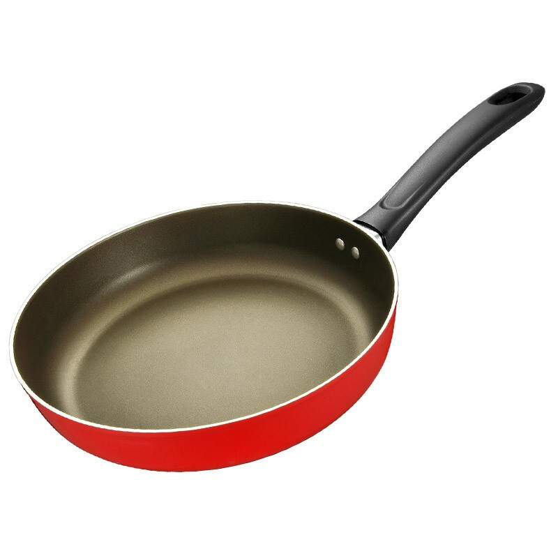 爱仕达(ASD)平底锅不粘锅煎锅烙饼锅煎蛋锅家用燃气灶适用早餐锅大煎牛排锅24CM多功能不沾神器电磁炉锅WG8128E