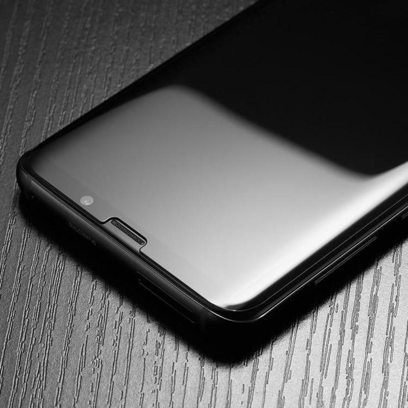 三星S20钢化膜s9plus全屏覆盖note9玻璃uv全胶膜s9手机s8+蓝光S10 黑科技UV钢化膜-高清2片装 三星