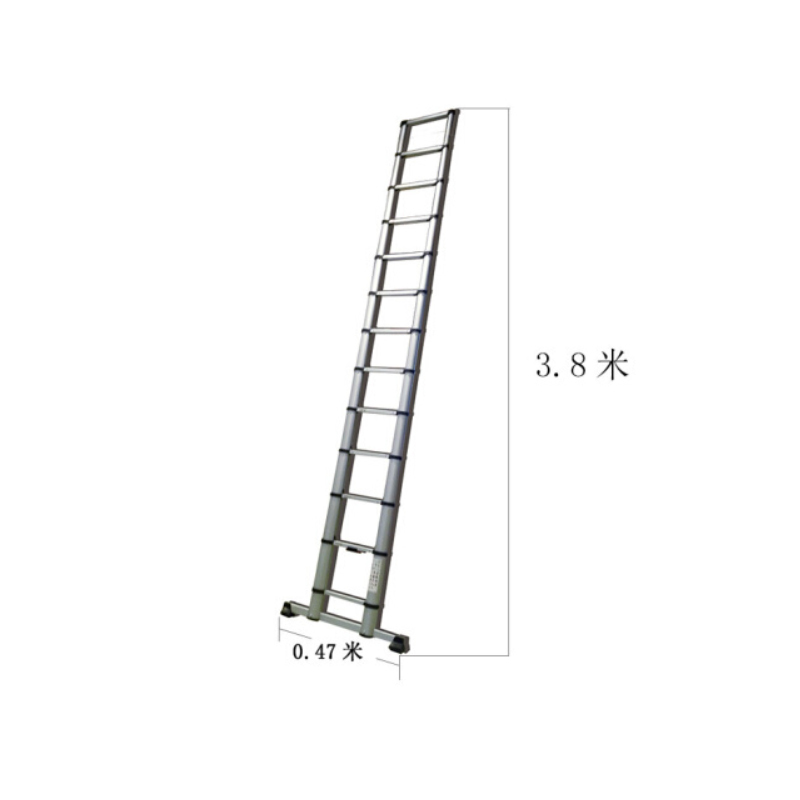 稳耐 家用梯 伸缩梯铝合金梯子 加宽防滑踏板楼梯多功能轻便工程梯 竹节梯 BL13-1