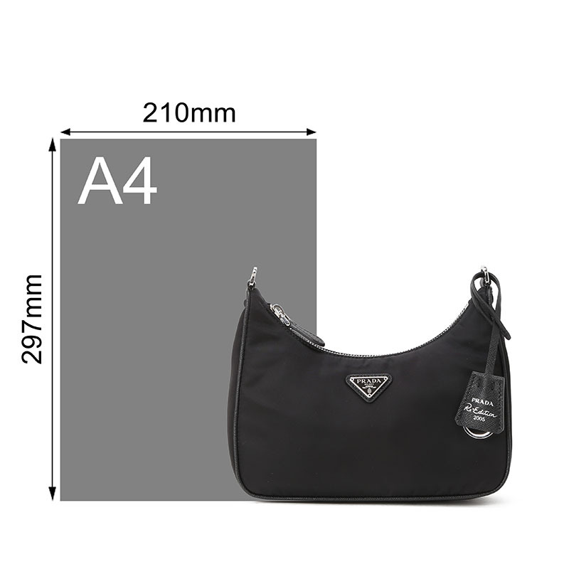 预订 PRADA 普拉达 RE-EDITION 三合一 单肩包 斜挎包 三角LOGO标尼龙1BH204