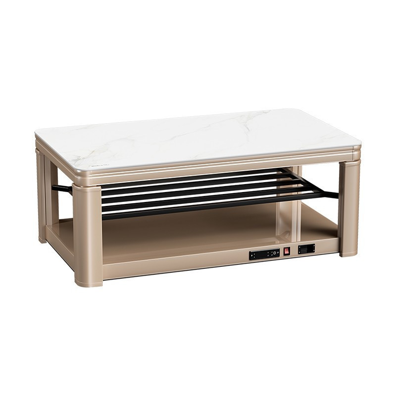 美的midea电暖桌取暖桌长方形家用多功能烤火桌子客厅电暖茶几升降