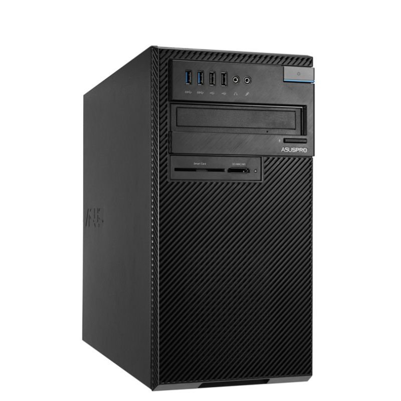 华硕(ASUS) D630MT 商用台式电脑主机(i5-6500 4G 1TB+128G 2G独显 无光驱 W7 黑)