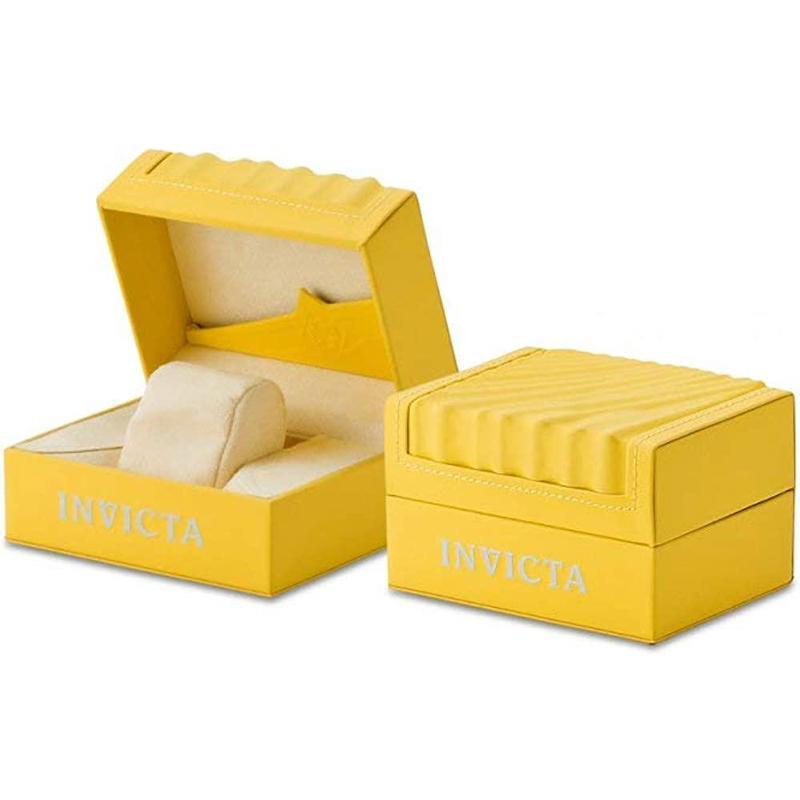 因维克塔(INVICTA)女款石英手表防水运动休闲商务简约风格精钢表带黑盘男女士通用
