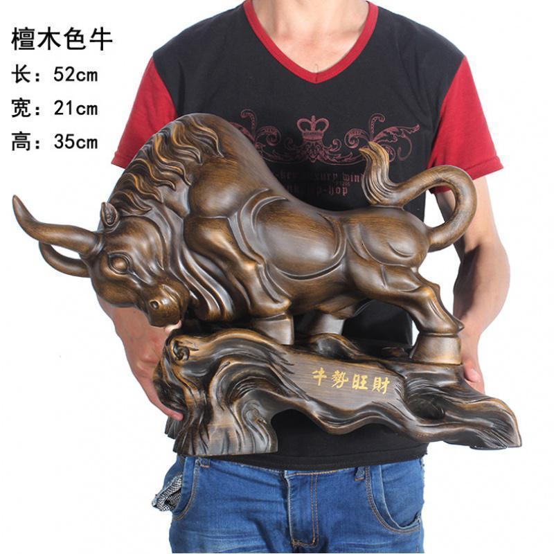 美帮汇特大号十二生肖牛摆件工艺品牛势开业送礼办公室摆设客厅装饰高清大图