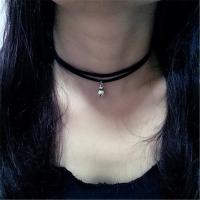 颈带 项圈 项链坠复古绒带蕾丝项链女短款锁骨项链 颈链 朋克萝莉脖子链项圈9202送女朋友七夕情人节礼物