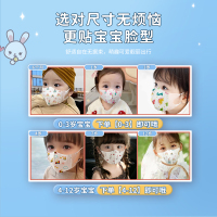 初医生3D立体医用口罩一次性医疗口罩儿童面罩轻薄透气正品独立装4-12岁爱心兔3D立体医用面罩30只