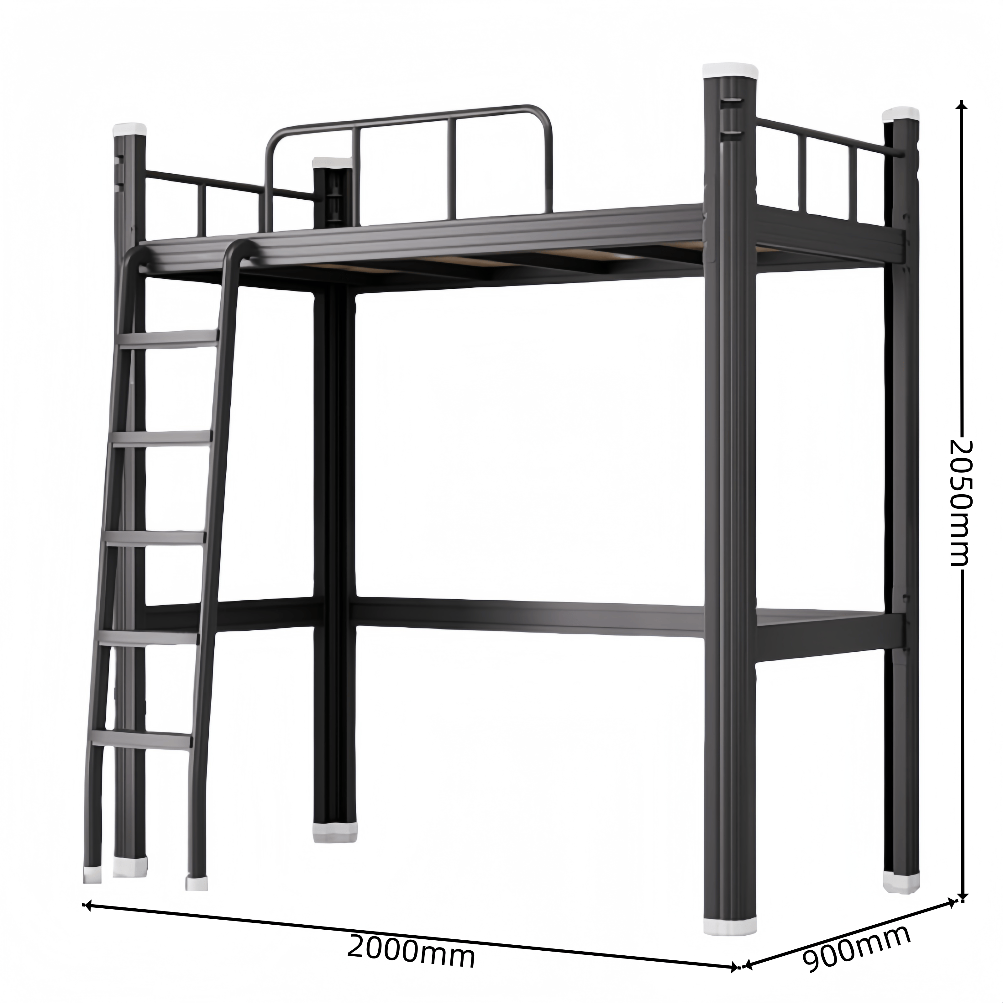 豫龙都铁架床200*90cm组高清大图