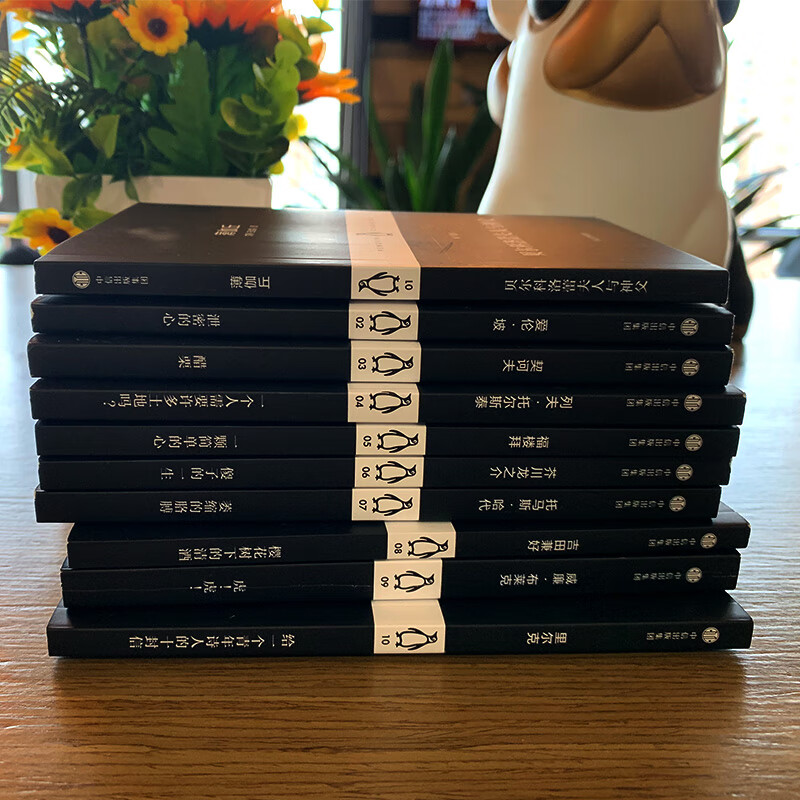 企鹅经典小黑书 一辑 中英双语版 爱伦坡托尔斯泰福楼拜芥川龙之介经典佳作 蒋方舟马伯庸新世相高清大图