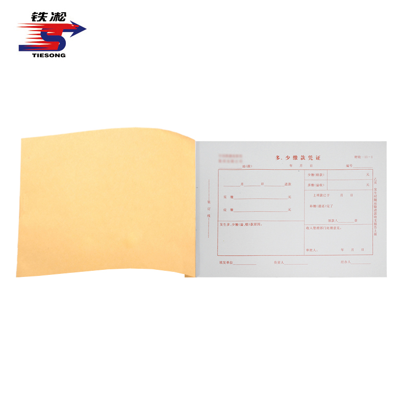 铁凇 多少缴款凭证 财收-11-1 3*30组 A5 册高清大图